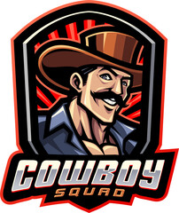 Cowboy squad esport mascot