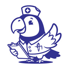 Kids Animal Nurse Vector Illustrations
