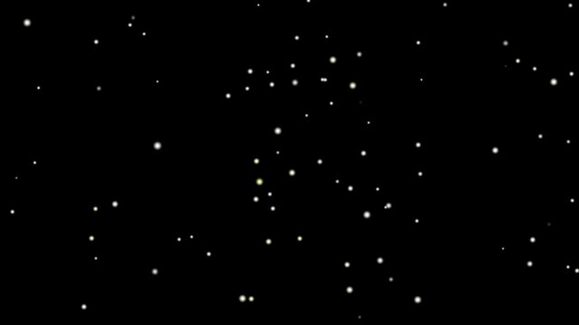White snow overlay layer on black background,  Real snow snowing on black background in cold winter season. Animated realistic detailed very small snow flakes slowly falling densely against black bg.