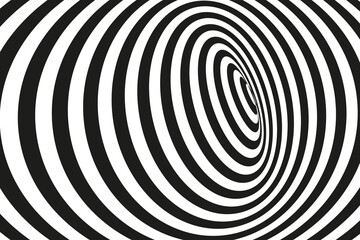 black and white tunnel psychodelic background 