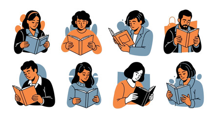 Online Education Transition Student to Digital Learner Illustration