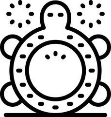 Inflatable turtle shape pool toy floating on water, perfect for summer fun and relaxation