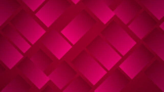 An abstract geometric background pattern featuring an interlocking square design with gradient shading for depth.