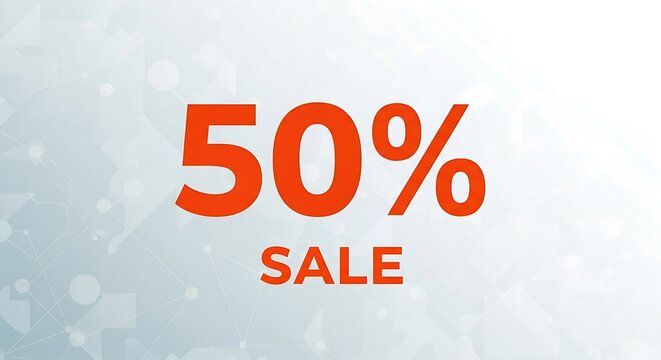 50 Sale Promotion - Discount Offer for Shoppers.