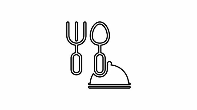 The dinner icon is displayed on a white background.