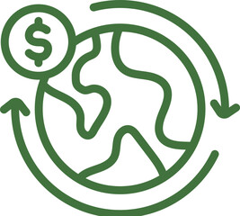Fototapeta premium Eco Icon Set: Sustainable Living, Green Energy, and Environmental Concepts for Visual Marketing