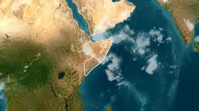 Somalia Country Animation 1080 footages