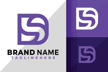Letter Ds or Sd Logo Icon Vector Design Illustration