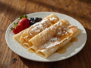 waffles with berries