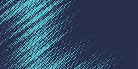 Obraz premium Abstract blue banner design vector, dynamic sporty horizontal background template for media promotion or web banner