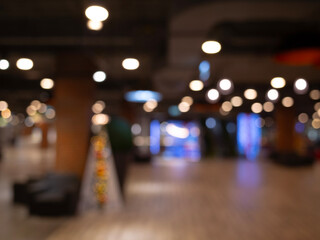 blur background of department store