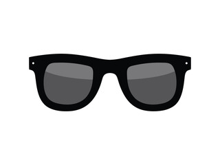 Black sunglasses vector illustration