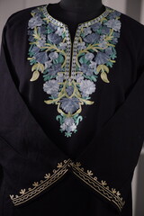 Kaar kash pheran with floral designs