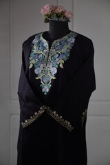 Kaar kash pheran with floral designs