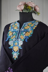 Kaar kash pheran with floral designs