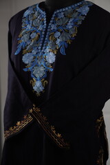 Kaar kash pheran with floral designs