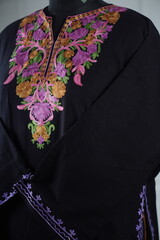 Kaar kash pheran with floral designs