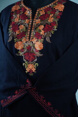 Kaar kash pheran with floral designs