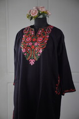 Kaar kash pheran with floral designs