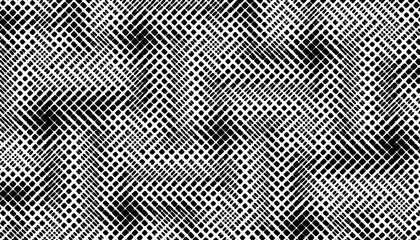 Black and white abstract and grunge pattern for sporty background and jersey design. Vector Format Illustration 