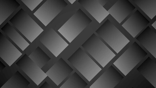 An abstract geometric background pattern featuring an interlocking square design with gradient shading for depth.