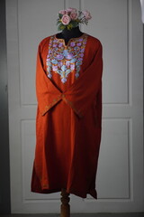 Kaar kash pheran with floral designs