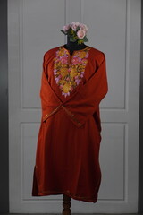 Kaar kash pheran with floral designs