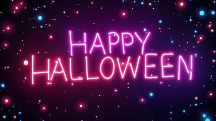 A bright neon sign with illuminated text lights up the night, a colorful vector illustration for a new year party celebration concept and design