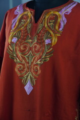 Kaar kash pheran with floral designs