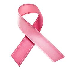 Pink ribbon supports breast cancer awareness month
