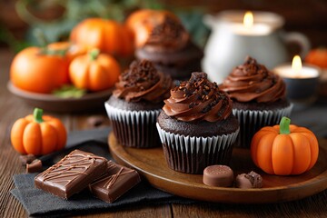 할로윈 컵케이크