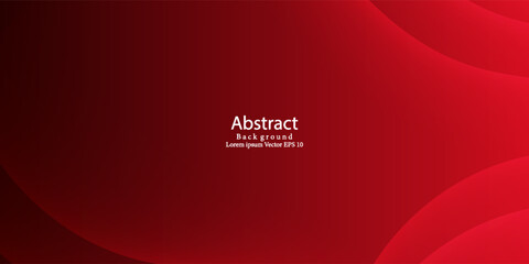 Abstract Red waves geometric background. Modern background design. gradient color. Modern creative trendy design in vector illustration