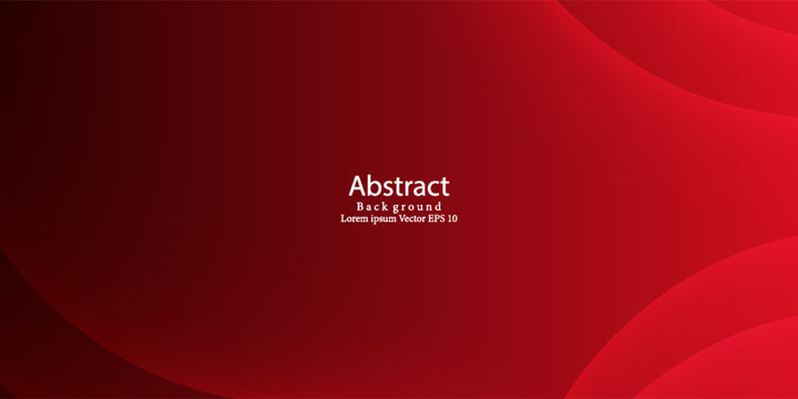 Abstract Red waves geometric background. Modern background design. gradient color. Modern creative trendy design in vector illustration