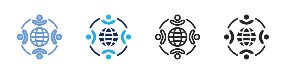 Diversity Icon Collection Featuring Multiple Styles