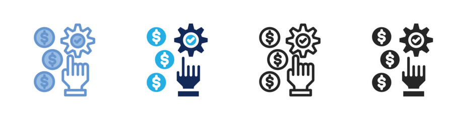 Control Icon Collection Featuring Multiple Styles