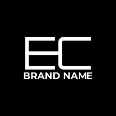 EC initial vector logo design