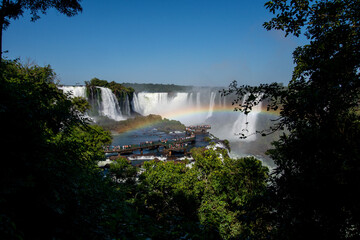 Fototapeta premium Photo of the Iguazu Falls in Brazil