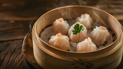 Guangzhou Har Gow (Shrimp Dumplings): Authentic Cantonese Dim Sum with Thin Translucent Skin, Plump Fresh Shrimp Filling (Blended with Bamboo Shoots), Steamed to Juicy, Tender Perfection&mdash;A Must-Try Yu