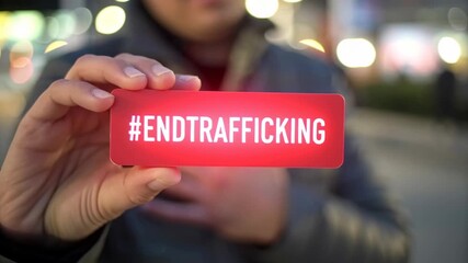 Empowering Activism #ENDTRAFFICKING Campaign for Awareness and Social Justice Against Human Rights Violations During National Prevention Month, National Slavery and Human Trafficking Prevention Month
