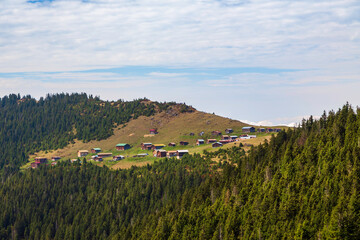 landscape with mountains