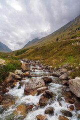 mountain river in the mountains