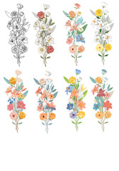 rose and lily floral bouque 2