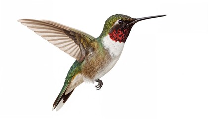 Fototapeta premium Collared inca (Coeligena torquata) is a species of hummingbird found in humid Andean forests from western Venezuela, through Colombia and Ecuador, to Peru and Bolivia.