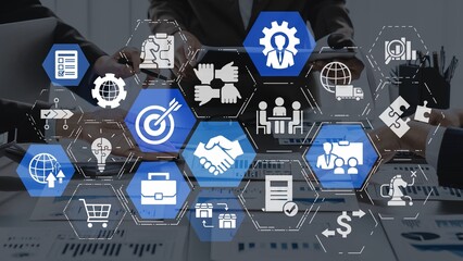 B2B strategy and technology transforming business-to-business operations, optimizing communication, and enhancing market efficiency with digital B2B tools and innovation. Funnel