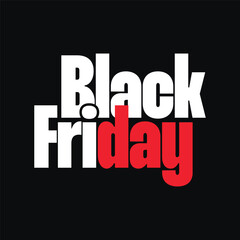 Black Friday Sale Typography | Bold & Script Vector Design
