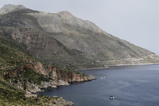 Landscape in the Zingaro National Park, Sicily, Italy