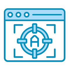 Obraz premium Target Icon Element For Design 