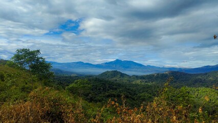 landscape with clouds