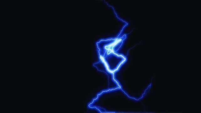 lightning bolt with a red and white stripe Lightning power overlay Electric lightning, Animated bolt strike, lightning storm, light force effect, Lightning flash Thunderbolt Sky lighting overly video 