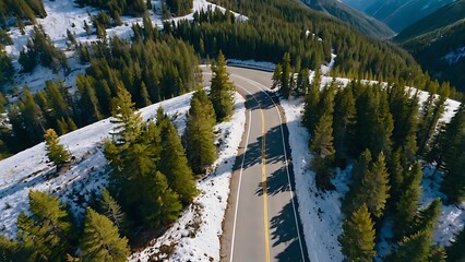 panoramic view of the mountains